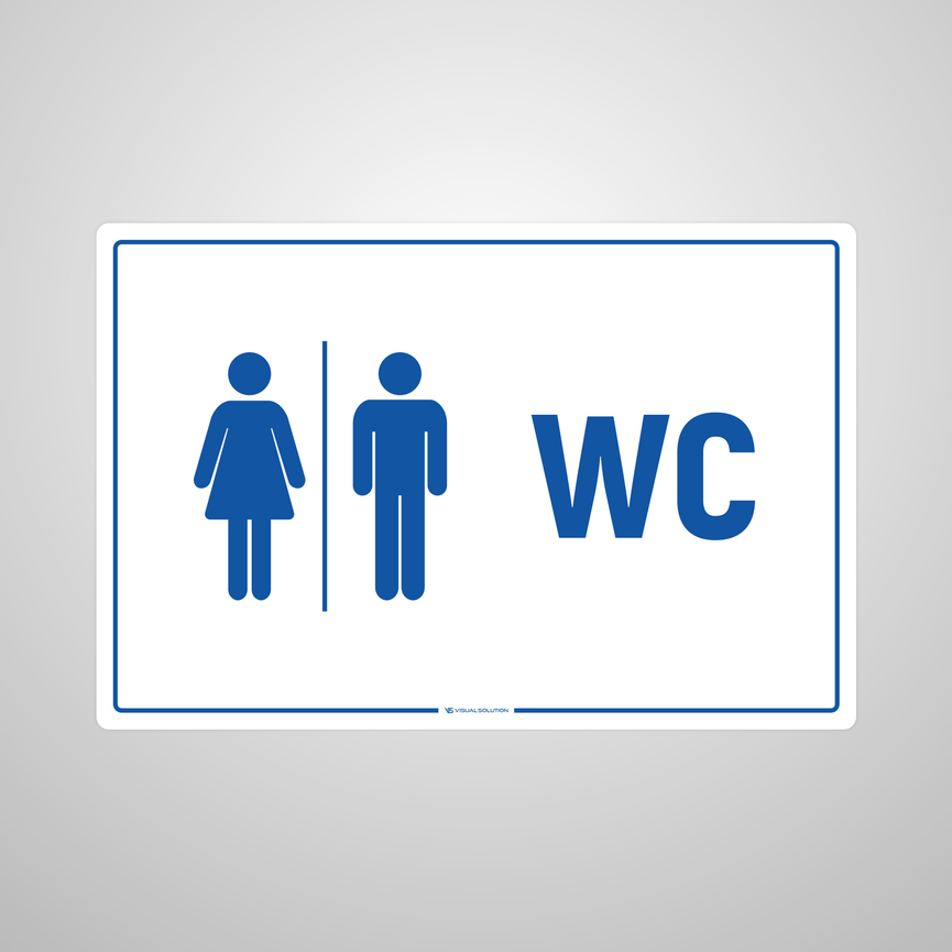 Tabliczka informacyjna: WC