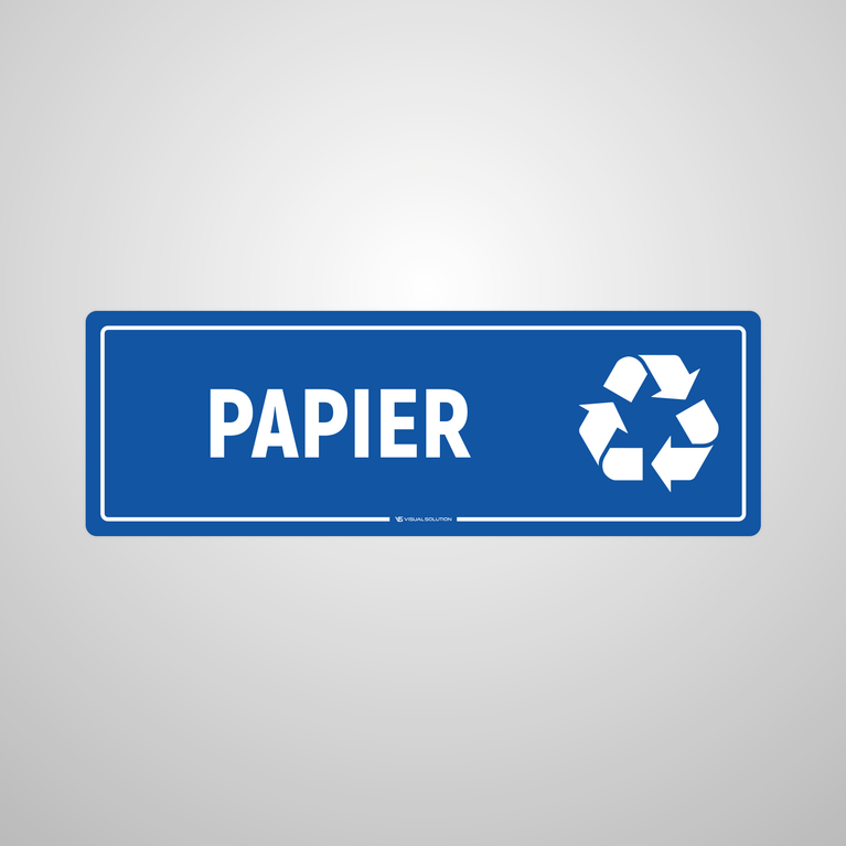 Tabliczka informacyjna: Papier