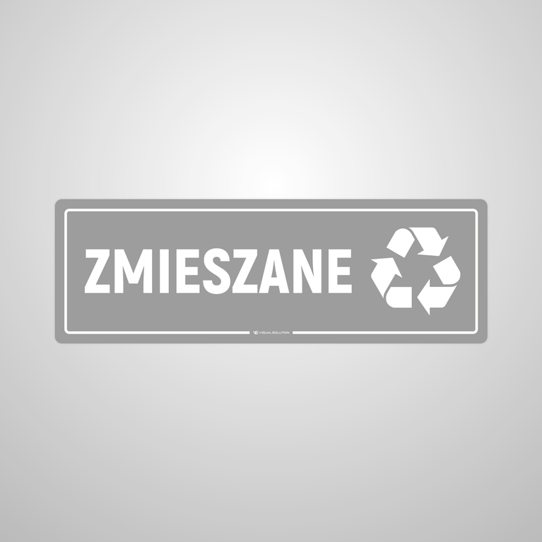 Tabliczka informacyjna: Zmieszane