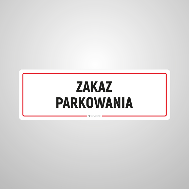 Naklejka informacyjna: Nie Zastawiać