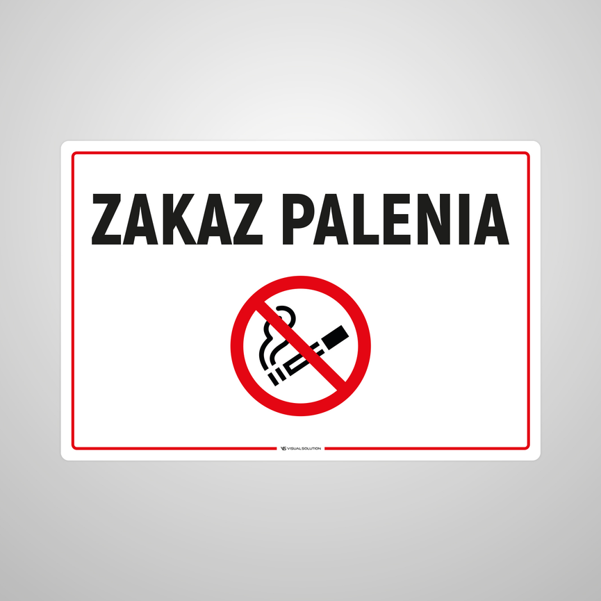 Tabliczka informacyjna: Zakaz Palenia