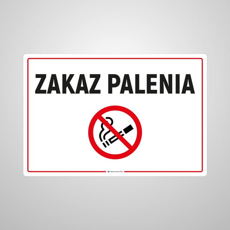 Tabliczka informacyjna: Zakaz Palenia-5szt