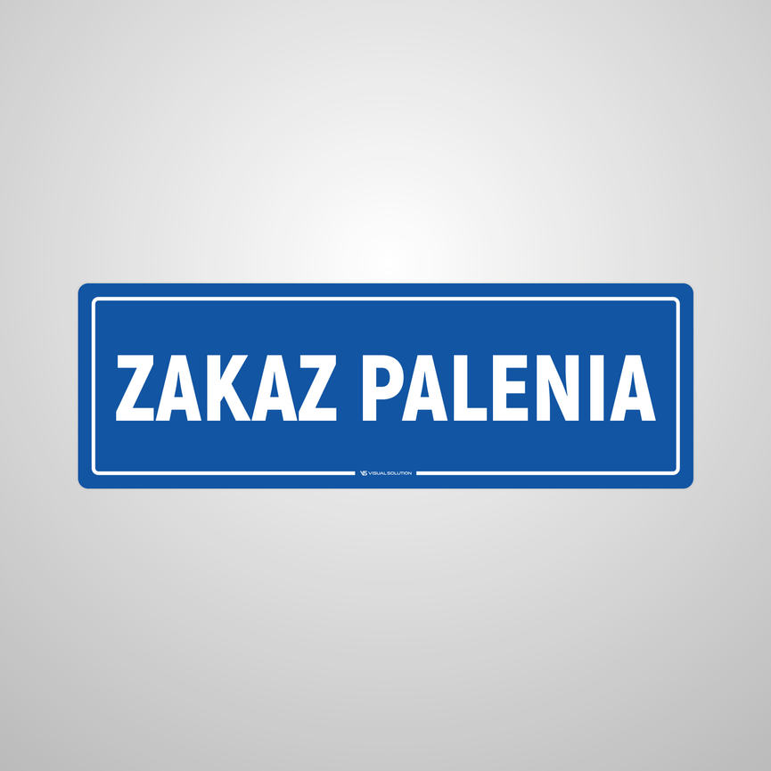 Naklejka informacyjna: Zakaz Palenia