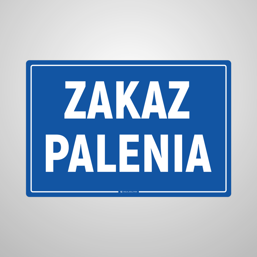 Naklejka informacyjna: Zakaz Palenia-10szt
