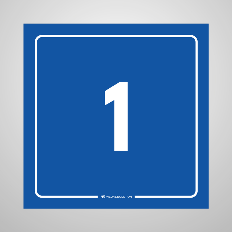 tabliczka informacyjna: numer  1