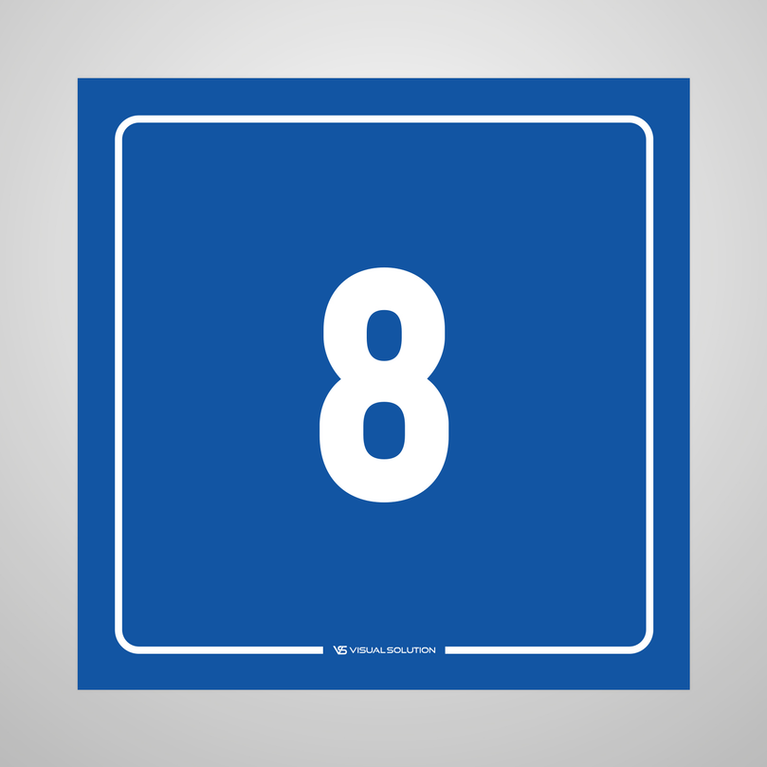 tabliczka informacyjna: numer  8