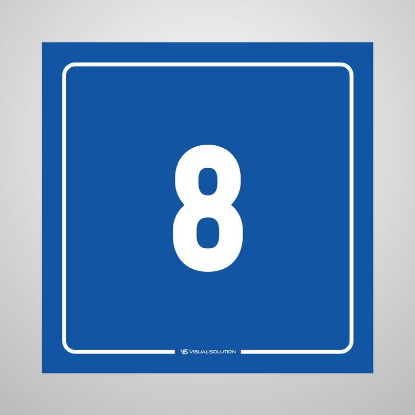 tabliczka informacyjna: numer  8