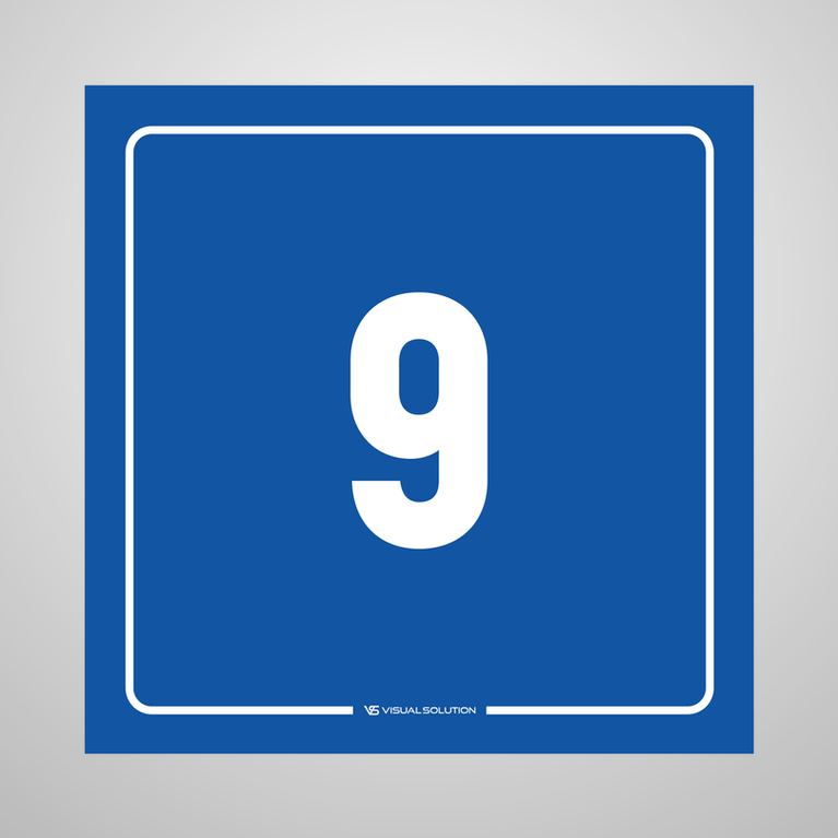 tabliczka informacyjna: numer  9