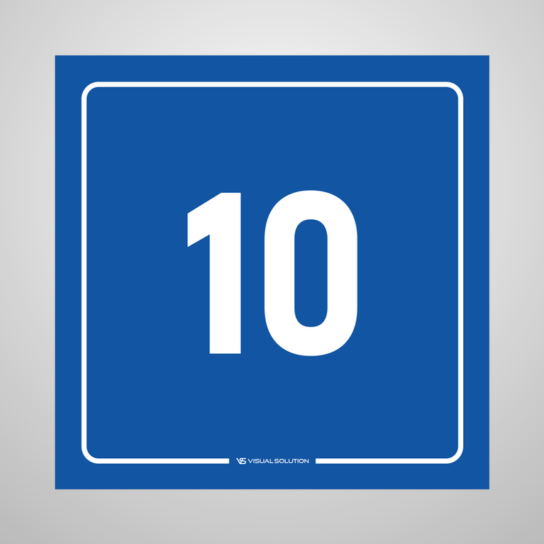 tabliczka informacyjna: numer 10