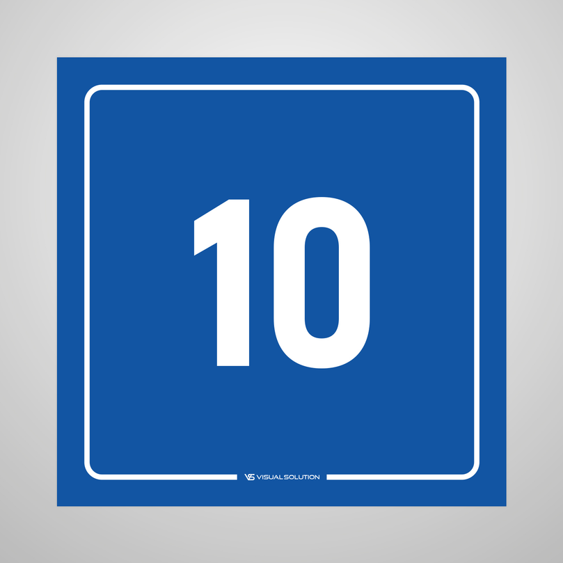 tabliczka informacyjna: numer 10