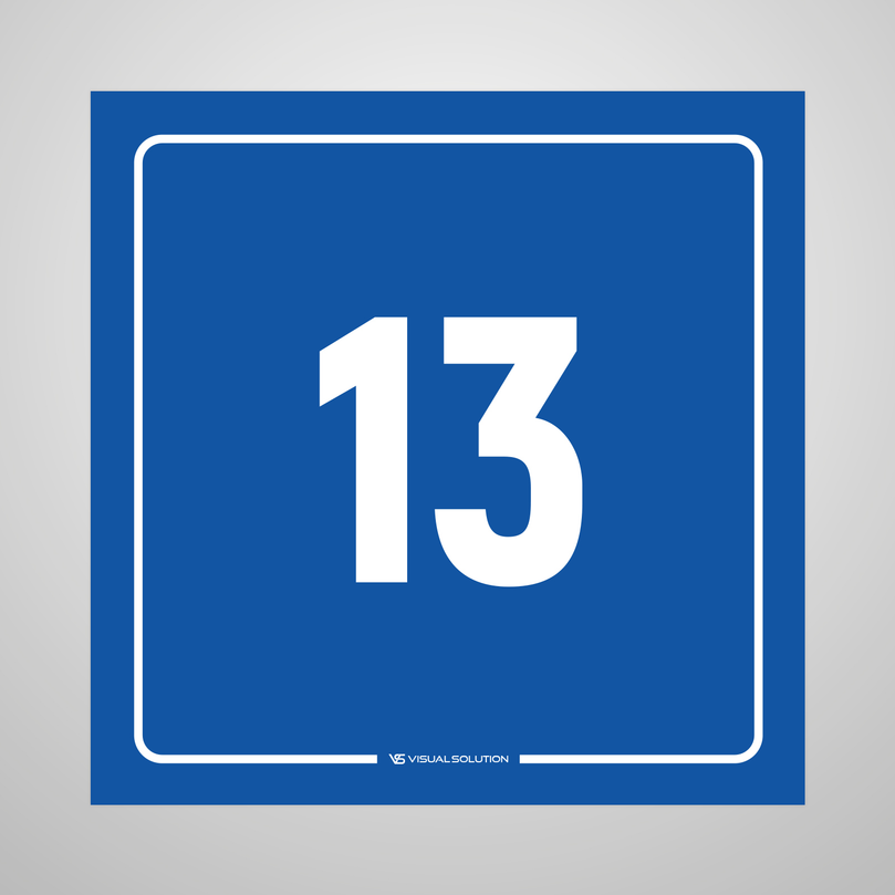 tabliczka informacyjna: numer 13