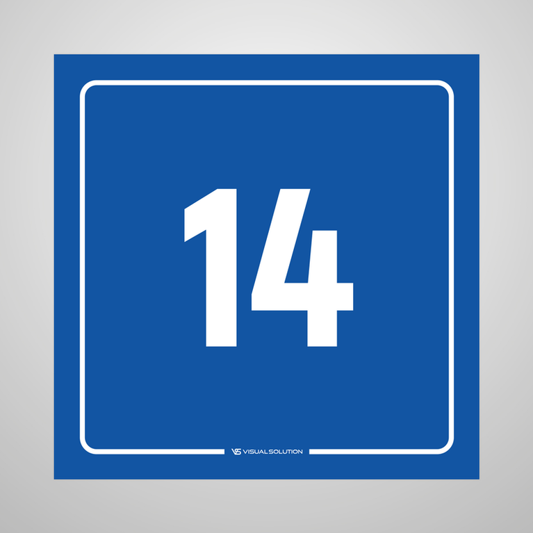 tabliczka informacyjna: numer 14