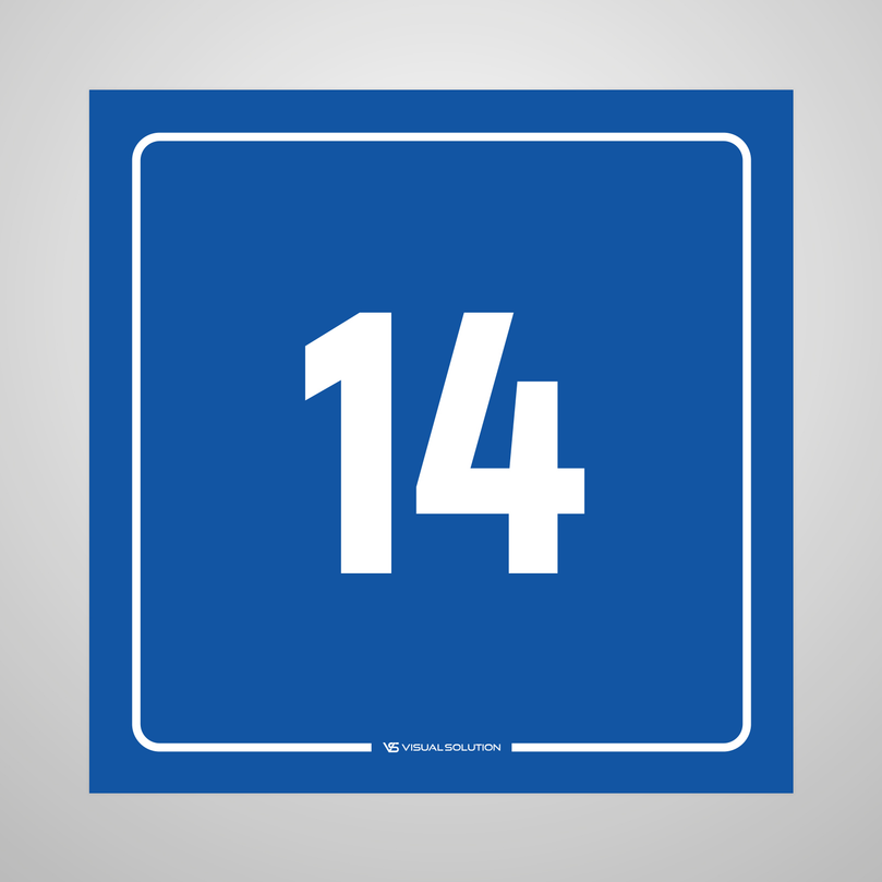 tabliczka informacyjna: numer 14