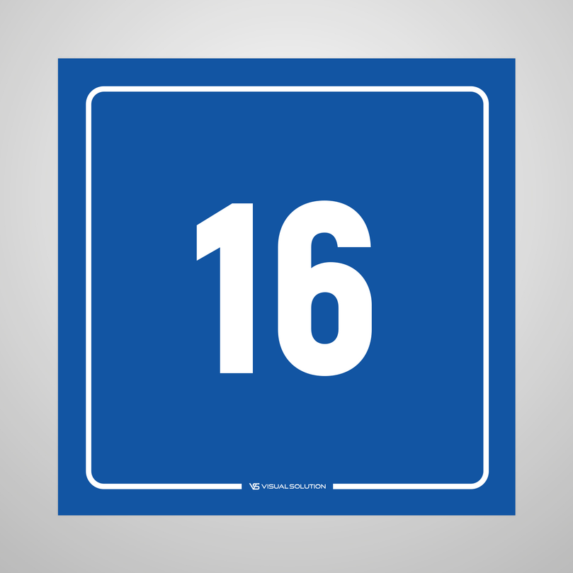 tabliczka informacyjna: numer 16