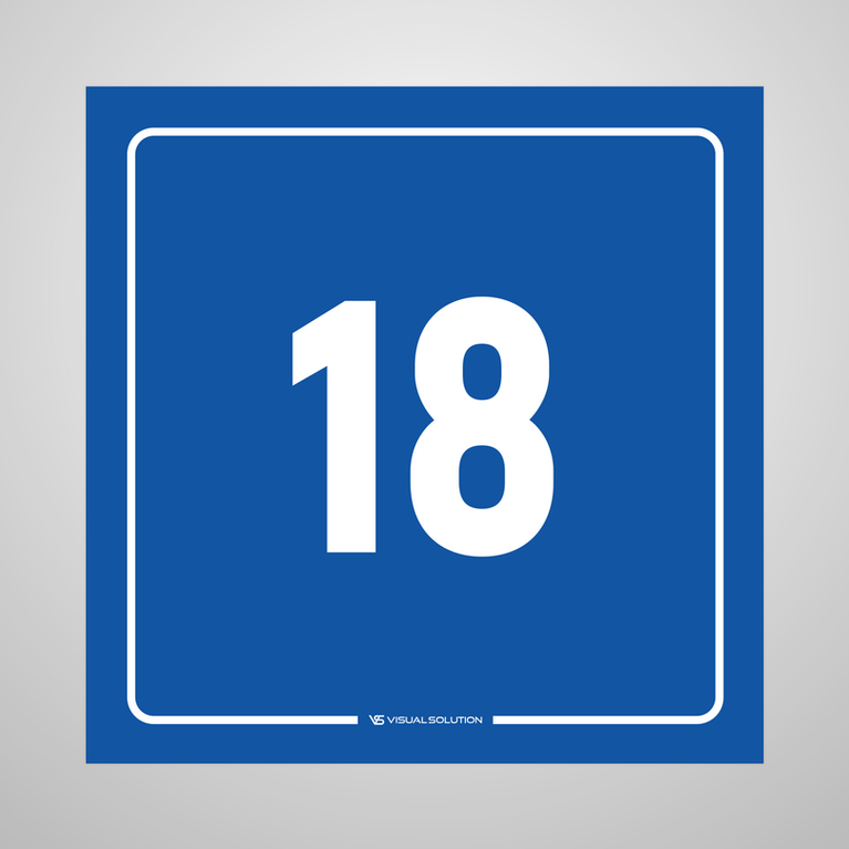 tabliczka informacyjna: numer 18