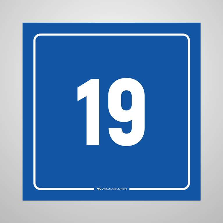 tabliczka informacyjna: numer 19