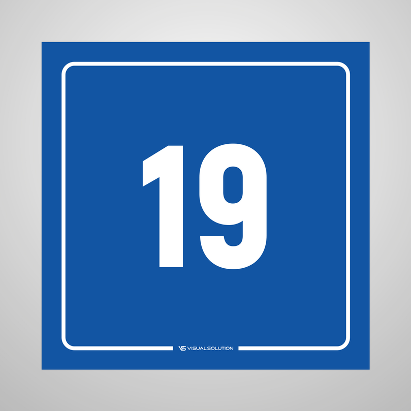tabliczka informacyjna: numer 19