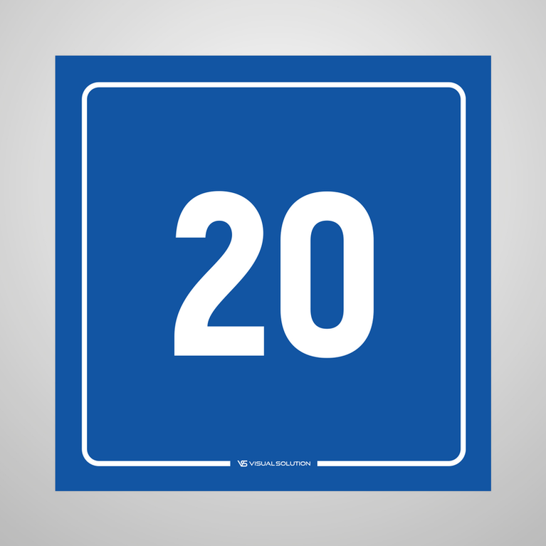 tabliczka informacyjna: numer 20