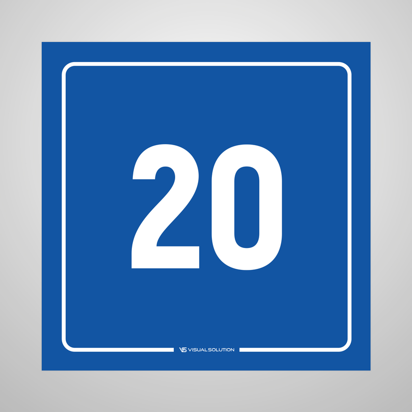 tabliczka informacyjna: numer 20
