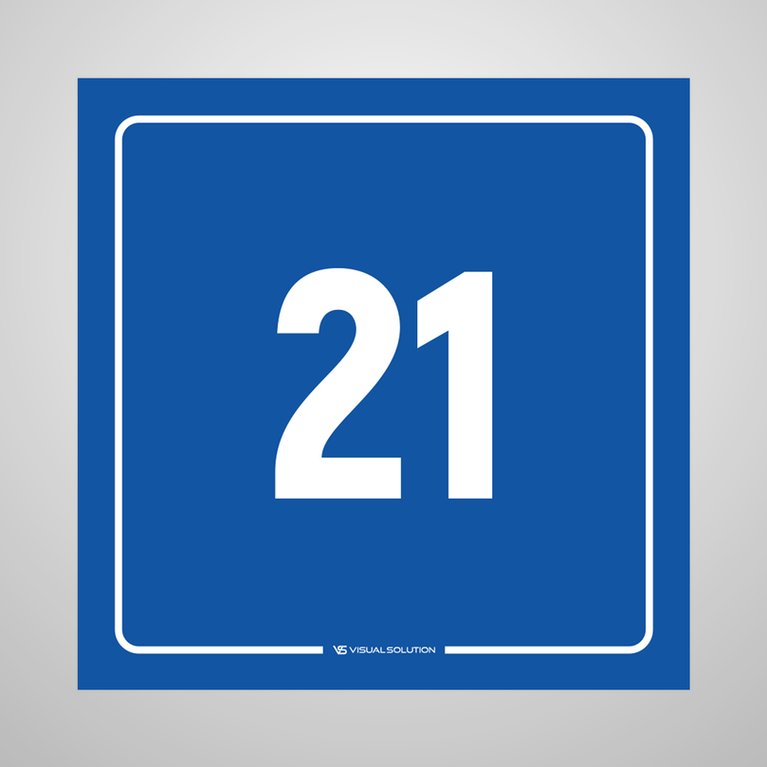 tabliczka informacyjna: numer 21