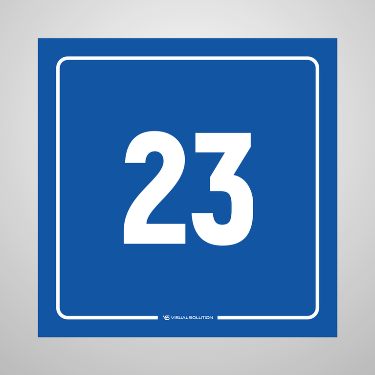 tabliczka informacyjna: numer 23