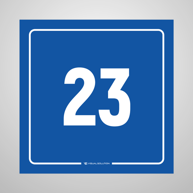 tabliczka informacyjna: numer 23