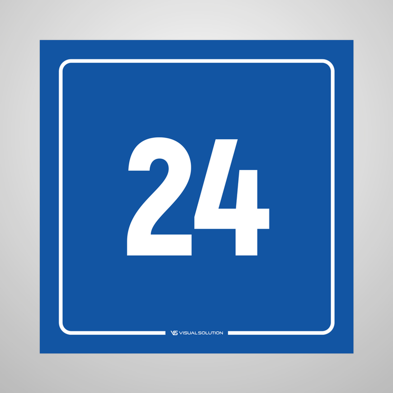 tabliczka informacyjna: numer 24
