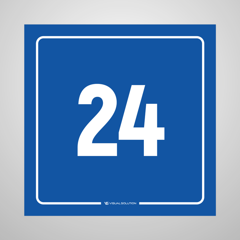 tabliczka informacyjna: numer 24