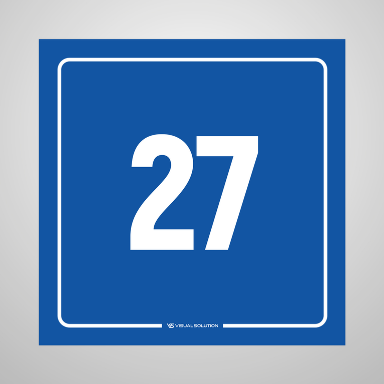 tabliczka informacyjna: numer 27