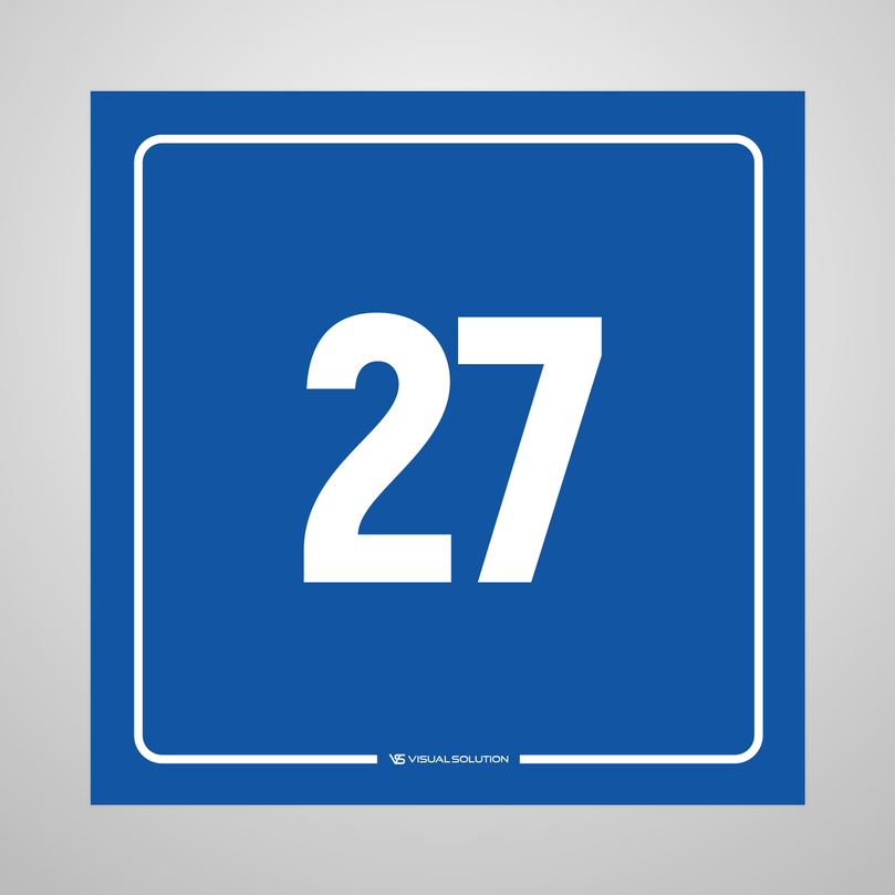 tabliczka informacyjna: numer 27