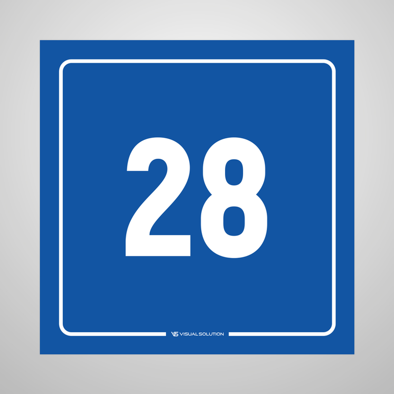 tabliczka informacyjna: numer 28