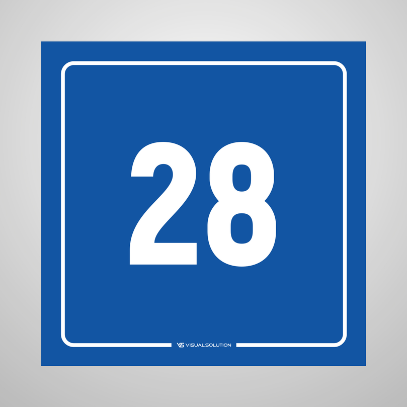 tabliczka informacyjna: numer 28