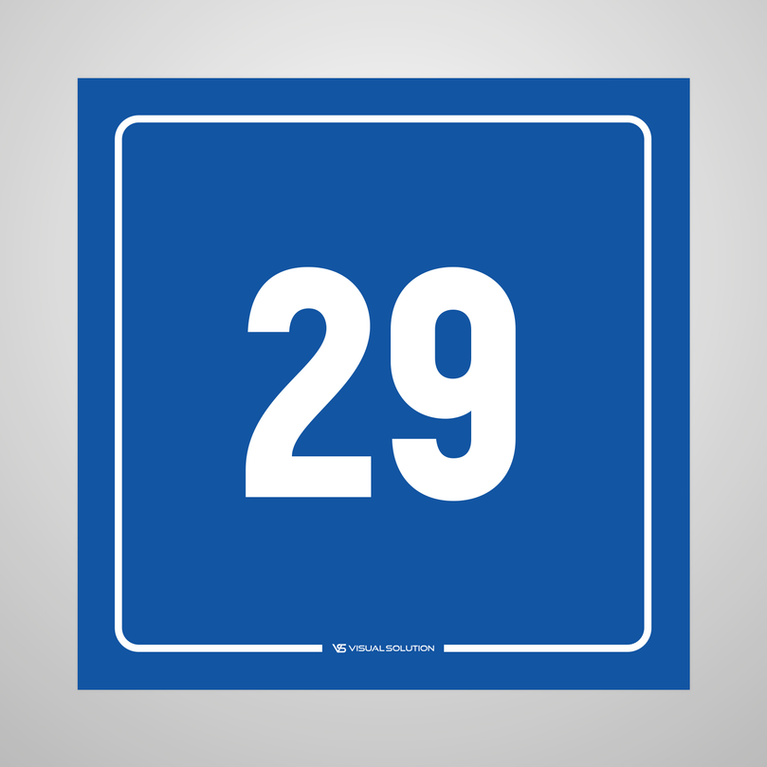 tabliczka informacyjna: numer 29