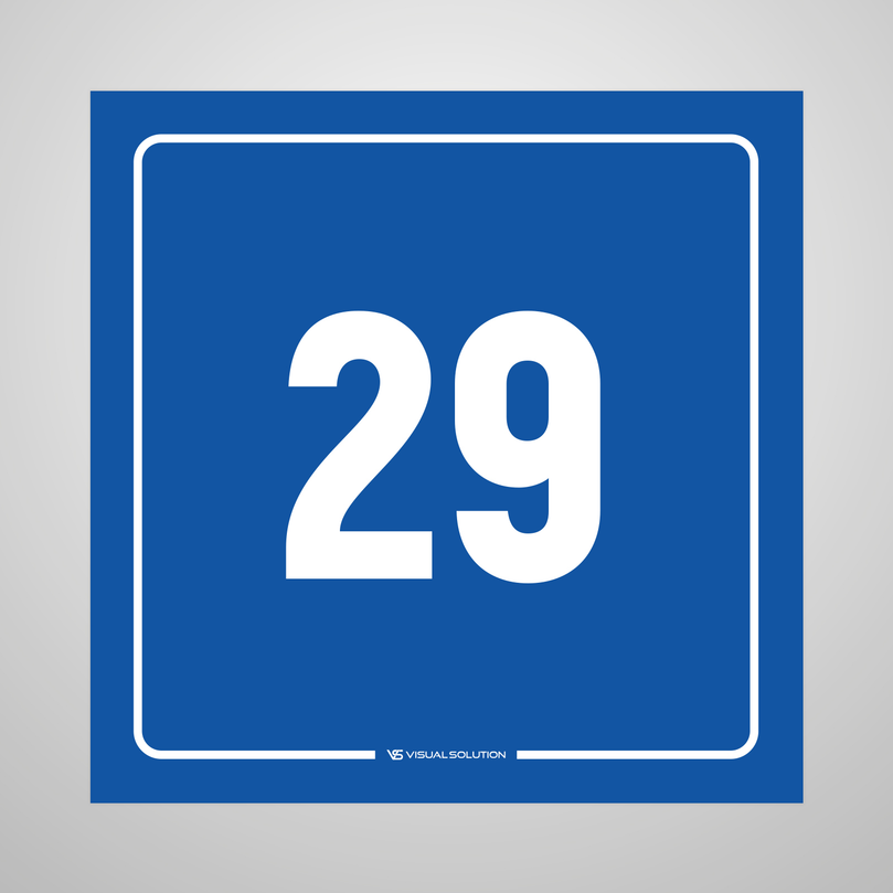 tabliczka informacyjna: numer 29