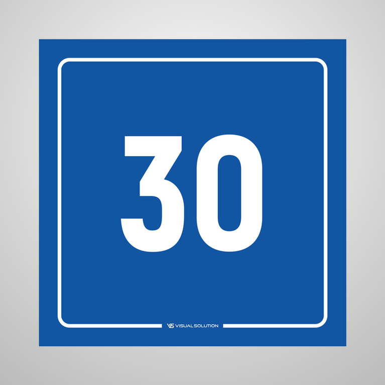 tabliczka informacyjna: numer 30