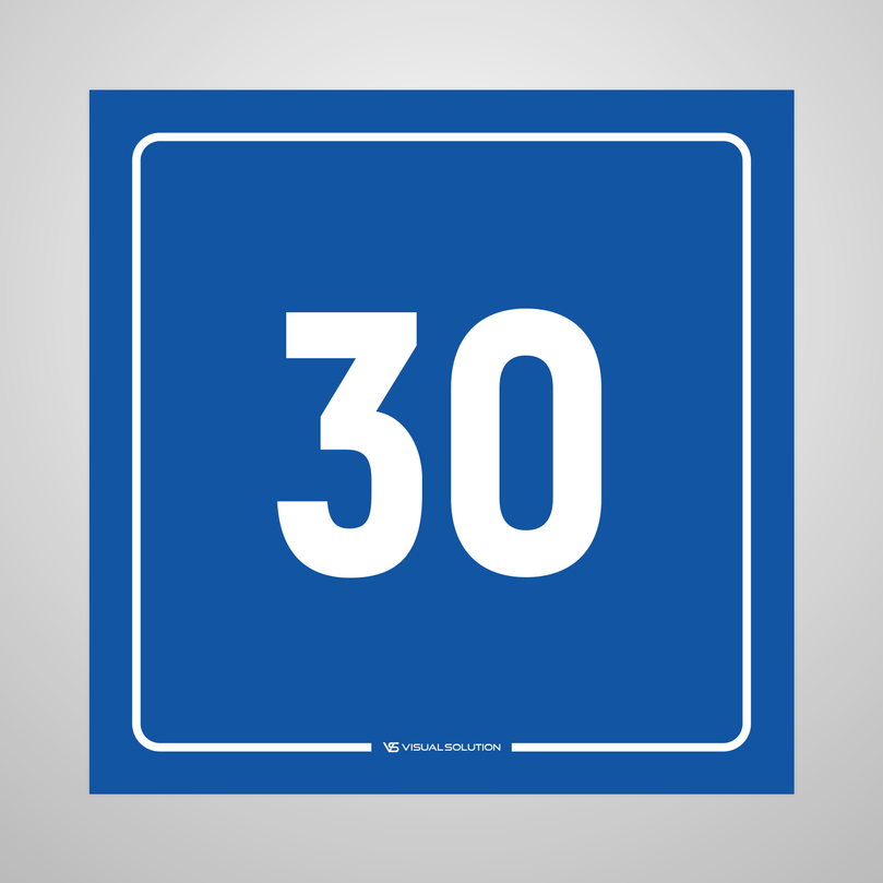 tabliczka informacyjna: numer 30