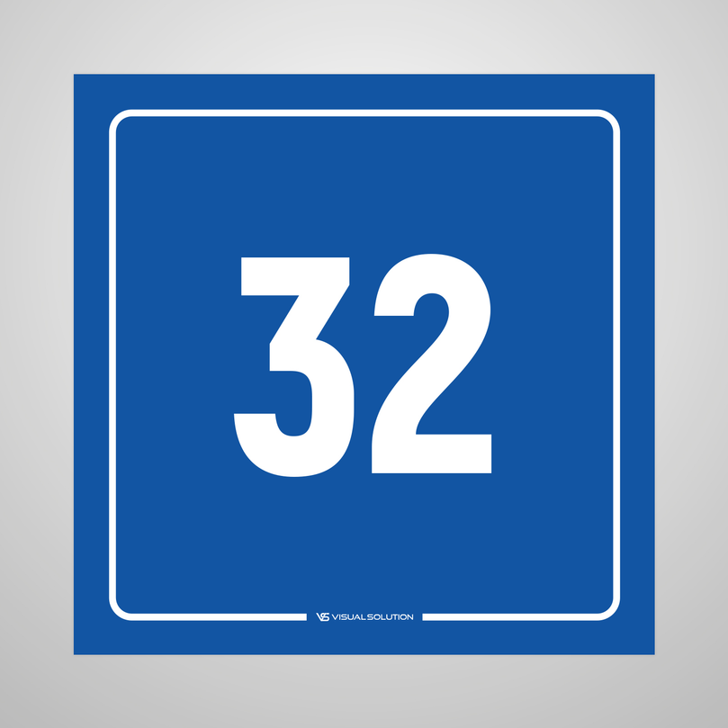 tabliczka informacyjna: numer 32
