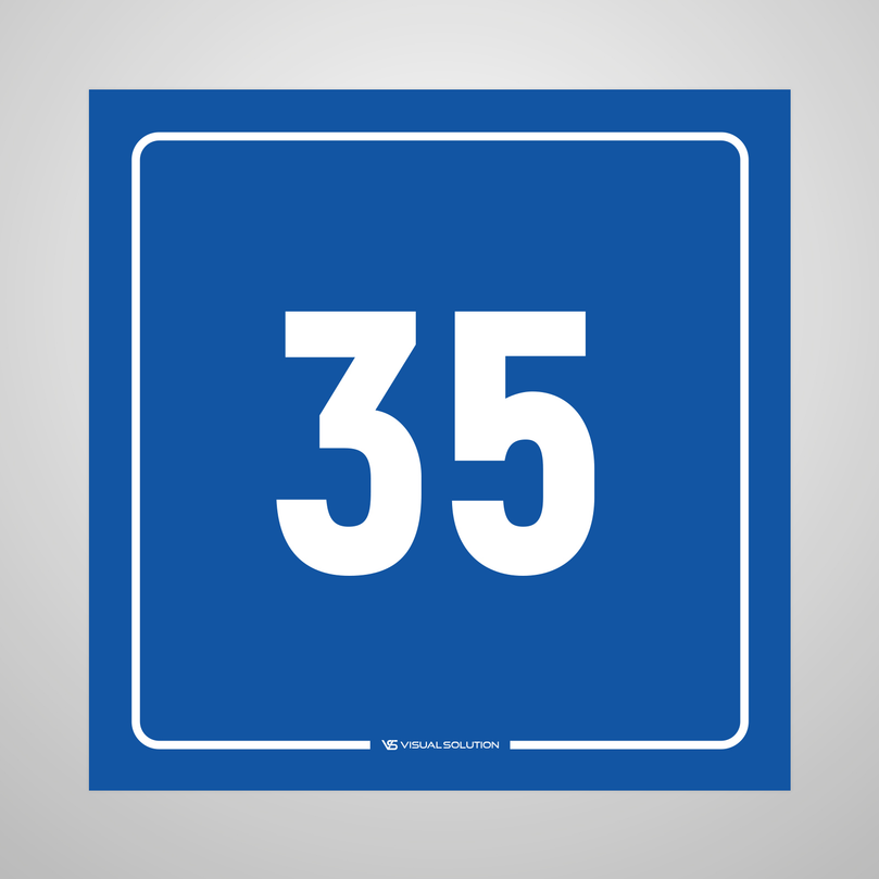 tabliczka informacyjna: numer 35