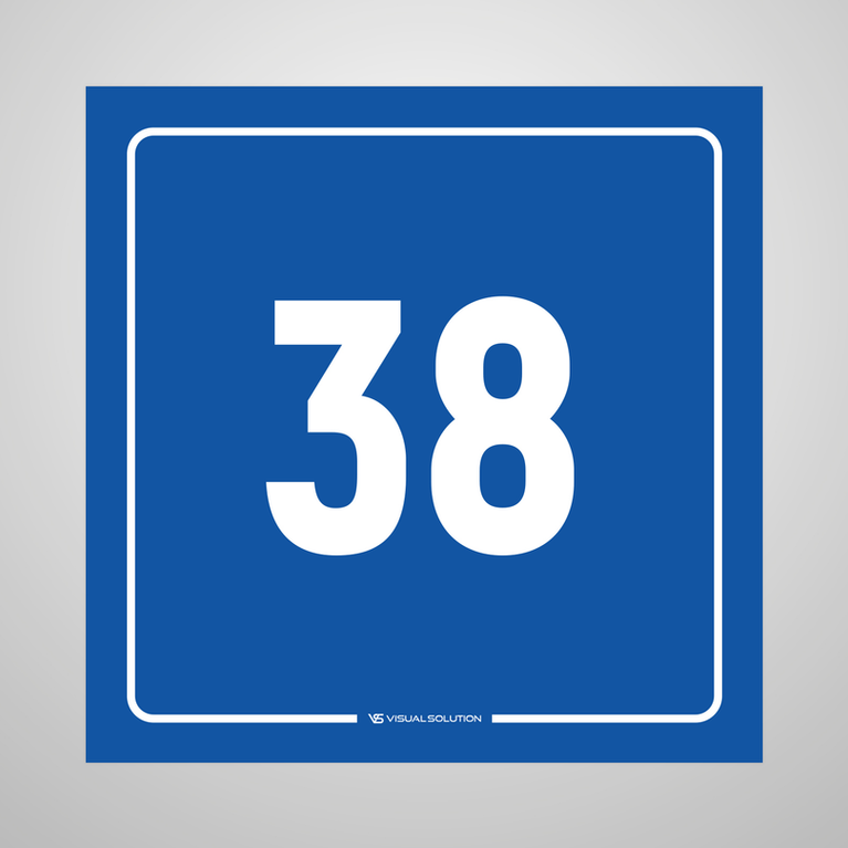 tabliczka informacyjna: numer 38