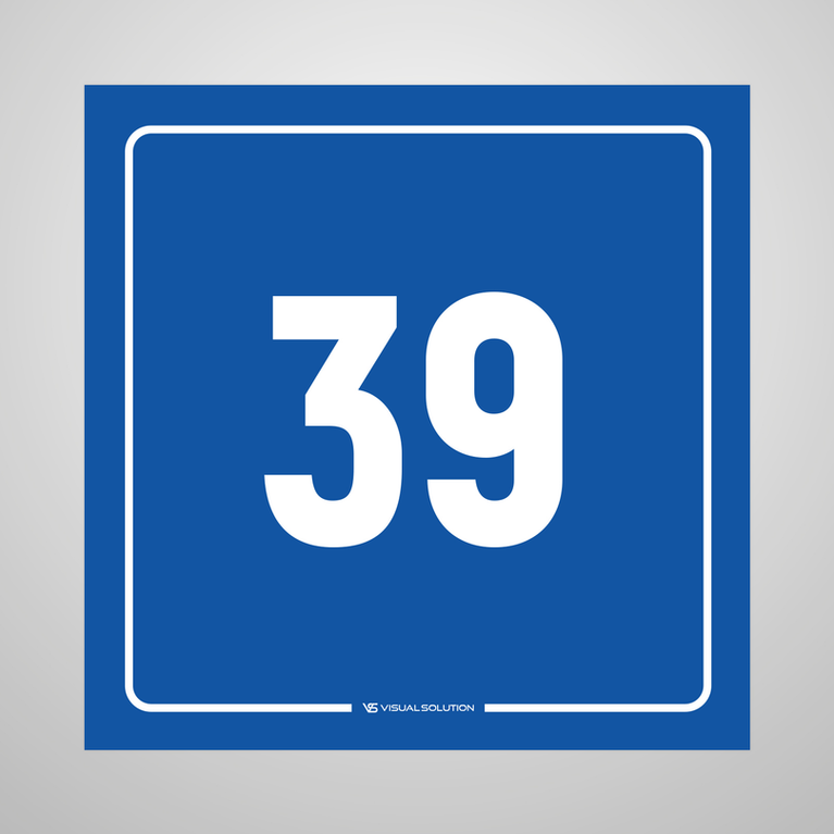 tabliczka informacyjna: numer 39