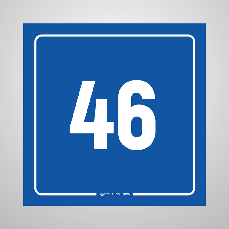 tabliczka informacyjna: numer 46