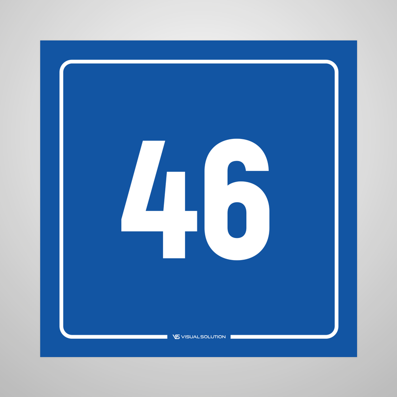 tabliczka informacyjna: numer 46