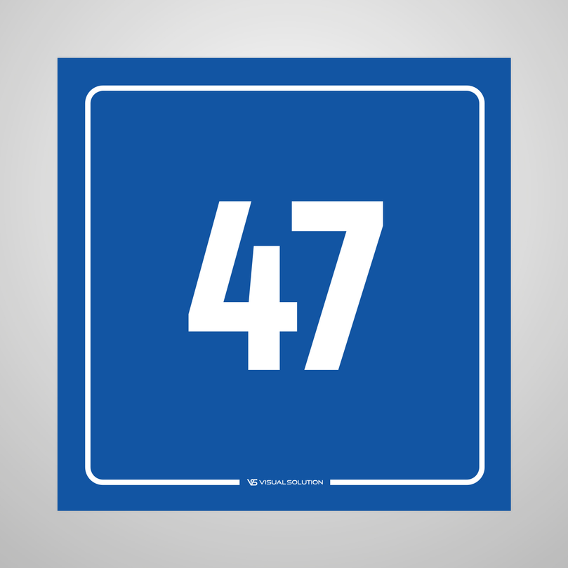 tabliczka informacyjna: numer 47
