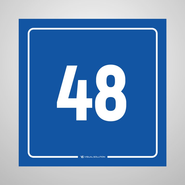 tabliczka informacyjna: numer 48