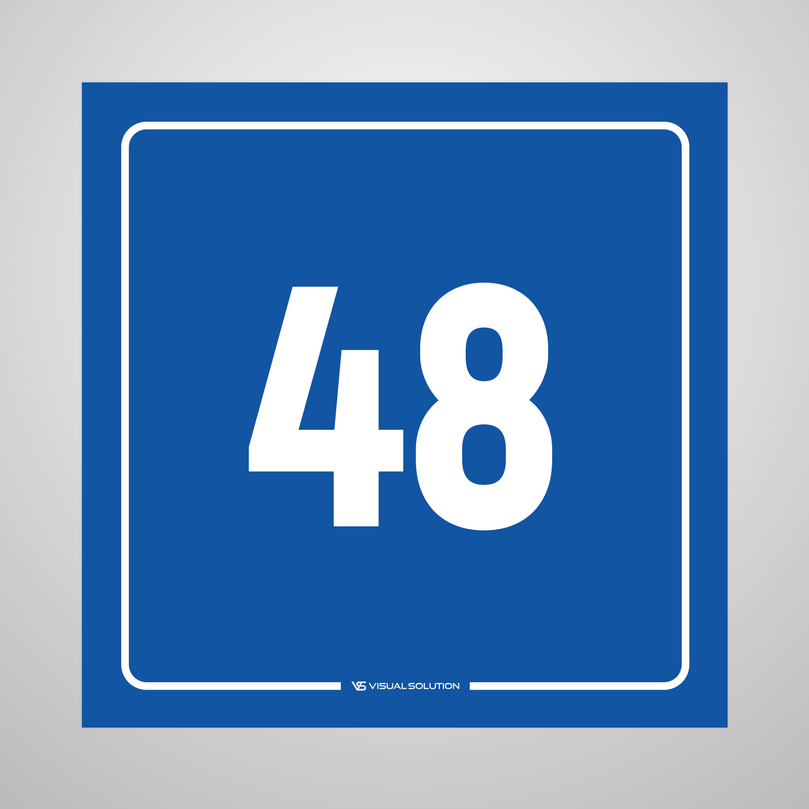 tabliczka informacyjna: numer 48