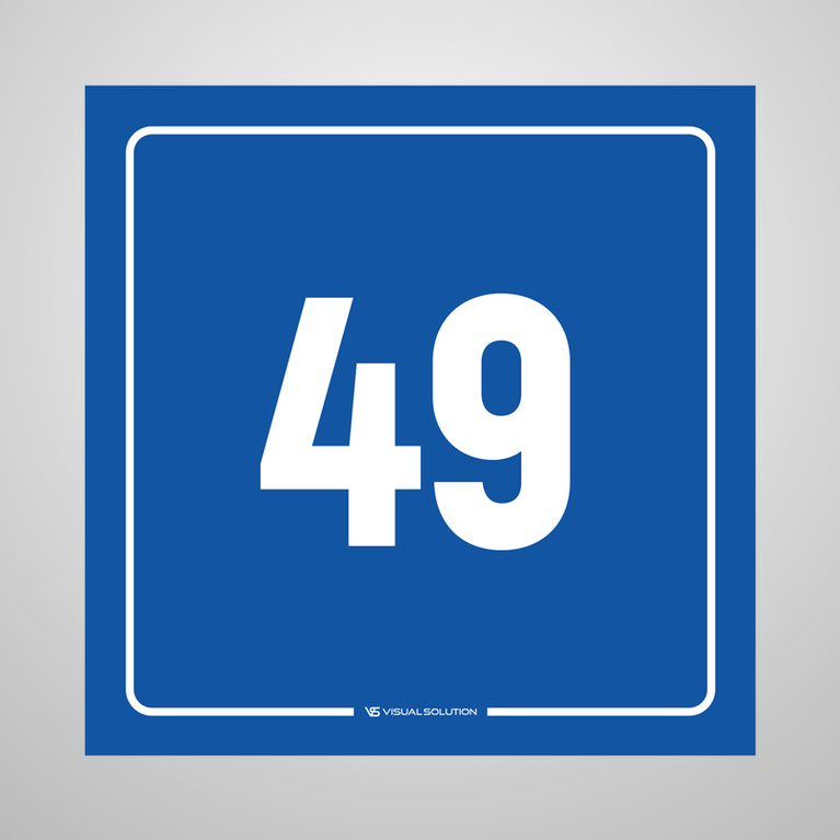 tabliczka informacyjna: numer 49
