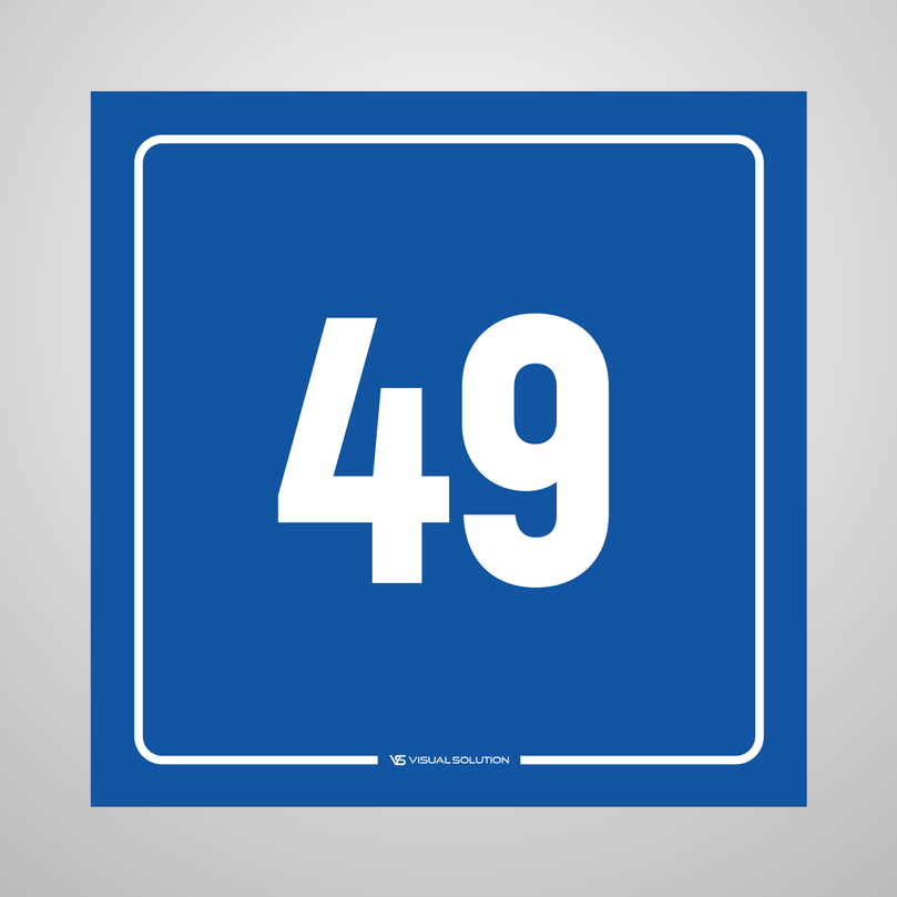 tabliczka informacyjna: numer 49