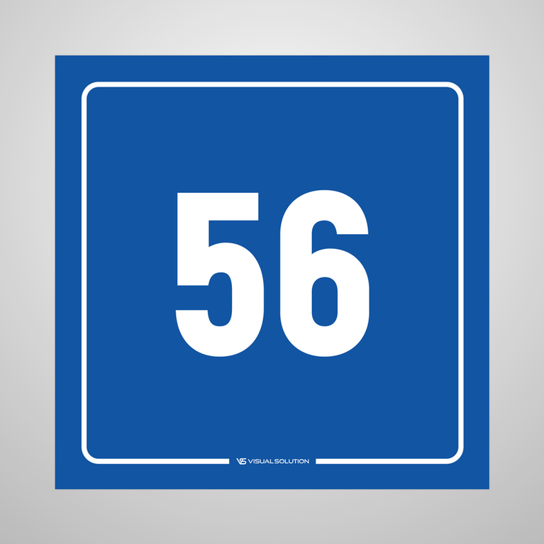 tabliczka informacyjna: numer 56