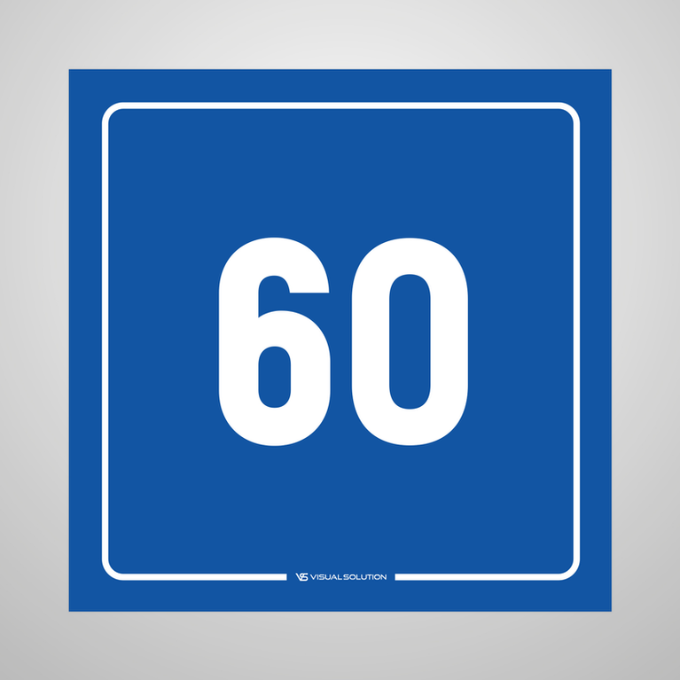 tabliczka informacyjna: numer 60