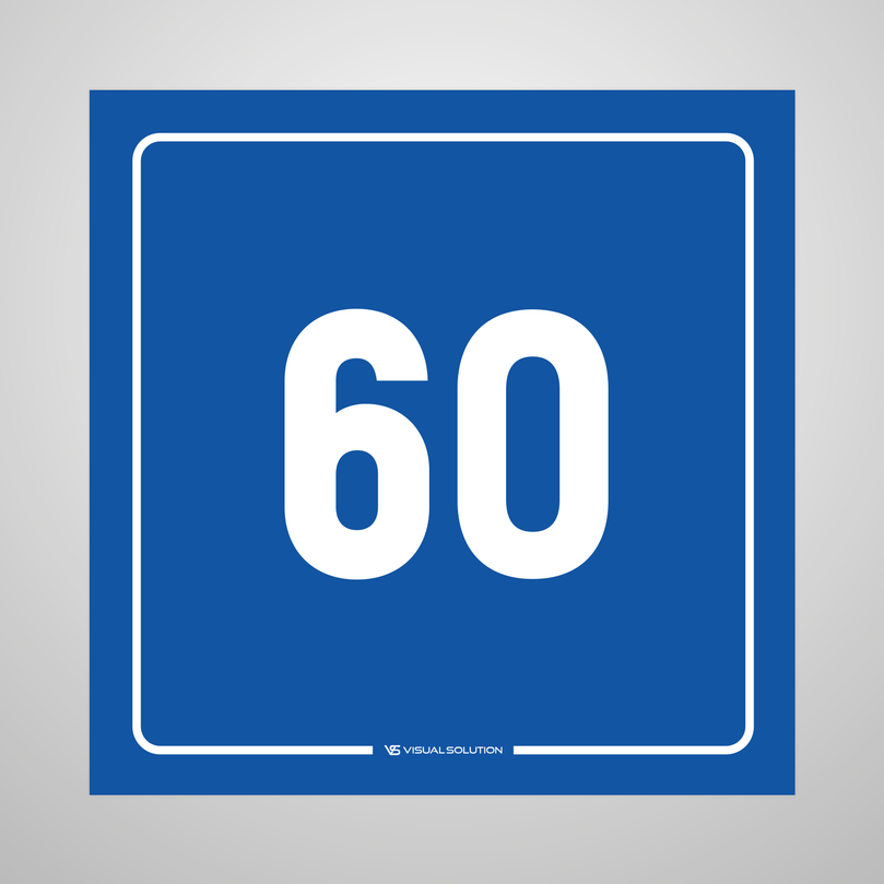 tabliczka informacyjna: numer 60